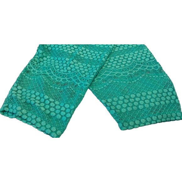 C. D. DANIELS EMBROIDERED PULL-OVER TOP, WOMENS, 3X, MINT GREEN, LINED, DRESSY - Picture 8 of 10